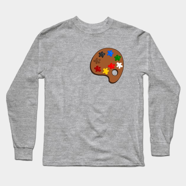 Painting Joy Long Sleeve T-Shirt by traditionation